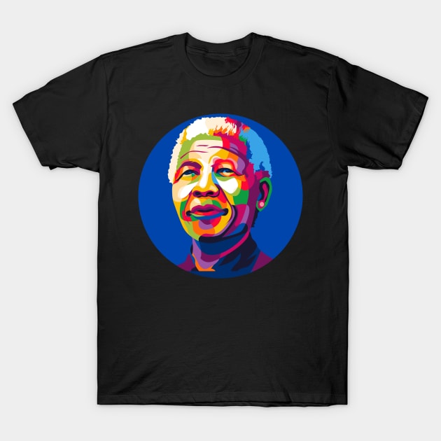 Nelson mandela pop art T-Shirt by Danwpap2